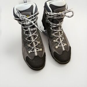 Asolo Finder GV ML Women Hiking Shoe Sz 9.5 Gray Pool Side Lace Up Low Top